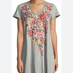Johnny Was Floral Embroidered Tunic